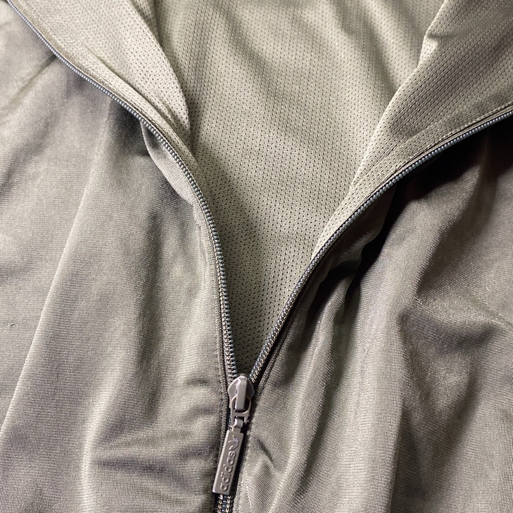 Adidas ✨ Green White Cropped Track Jacket Women’s Size Small - Picture 6 of 9